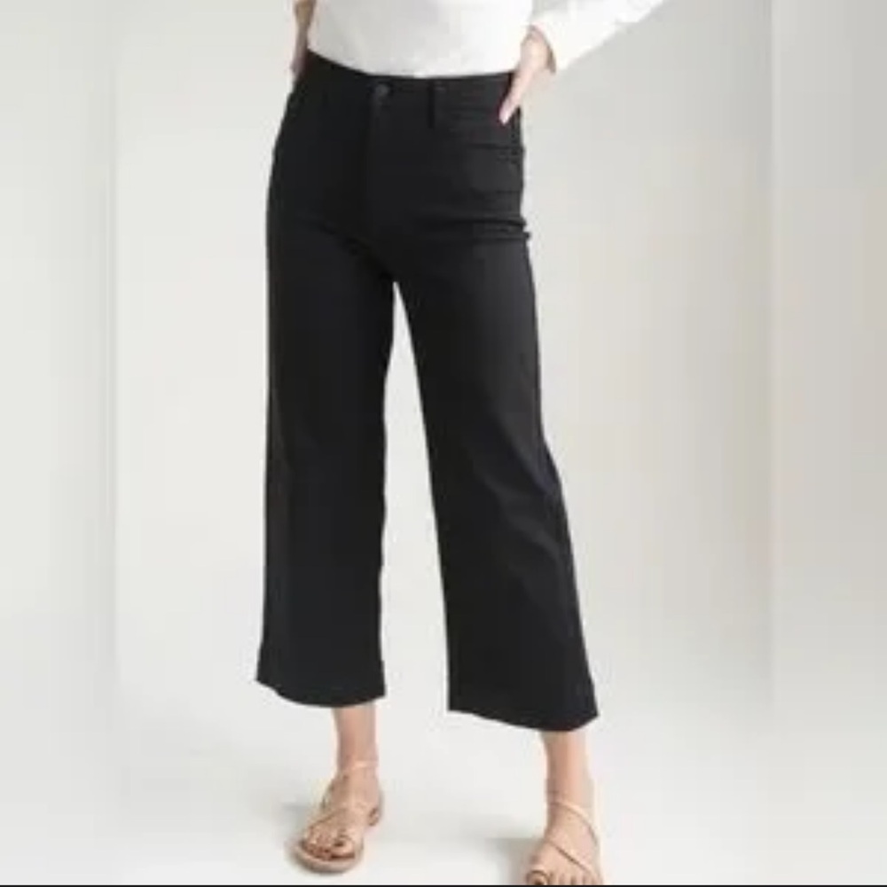 Carly Jean Los Angeles CJLA Mer Wide Leg Jean Black size 15